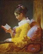Jean-Honore Fragonard, A Young Girl Reading